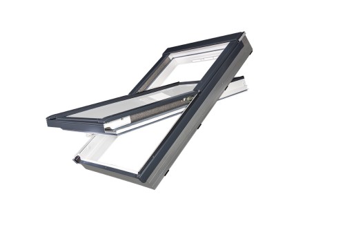 Okno dachowe obrotowe z nawiewnikiem Fakro GreenView PCV Białe PTP-V U41 ABMX 01.jpg