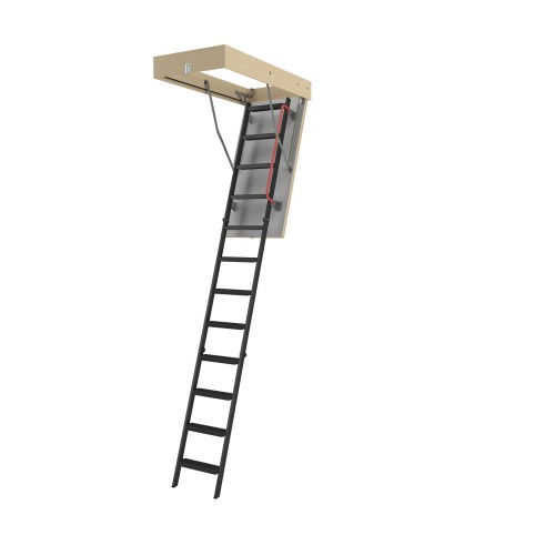 Schody strychowe termoizolacyjne Fakro metalowe LMK Komfort1.jpg