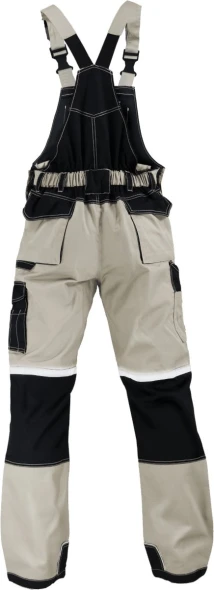 Spodnie robocze ogrodniczki Stalco Summer Line piaskowy (2).jpg