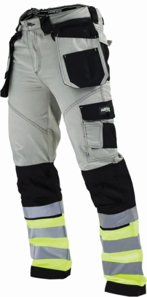 Spodnie robocze do pasa Stalco Perfect Dura Twill X szary (1).jpg