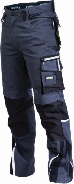 Spodnie robocze do pasa Stalco Perfect Professional Flex Line szary (1).jpg