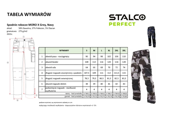 Spodnie robocze do pasa Stalco Perfect Moro X (4).jpg