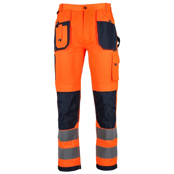 Spodnie robocze do pasa Stalco Basic Neon Line pomarańczowy.jpg