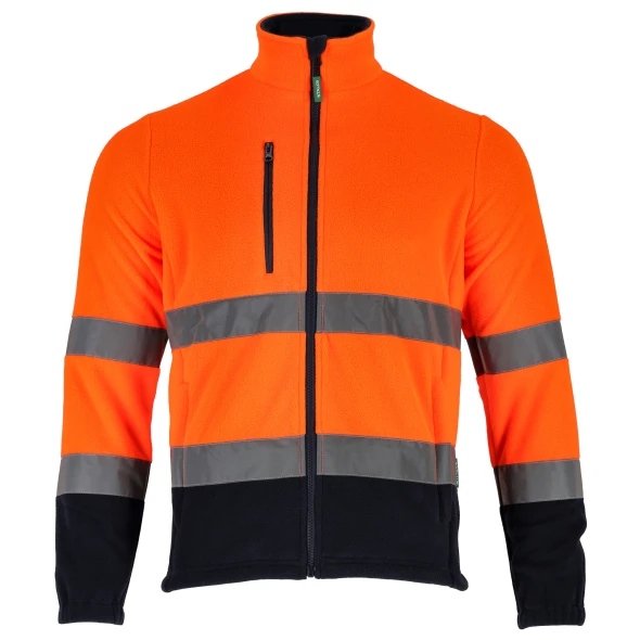 Bluza polarowa Stalco Basic Neon Line kolor pomarańczowy.jpg