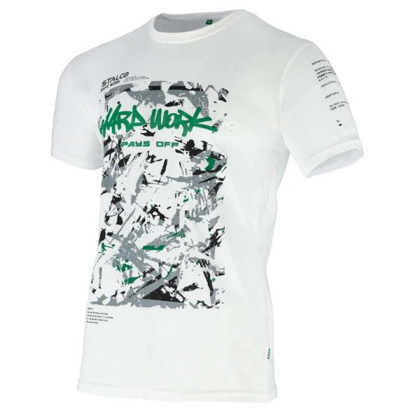 Koszulka T-shirt Stalco Bono Painter biały.jpg