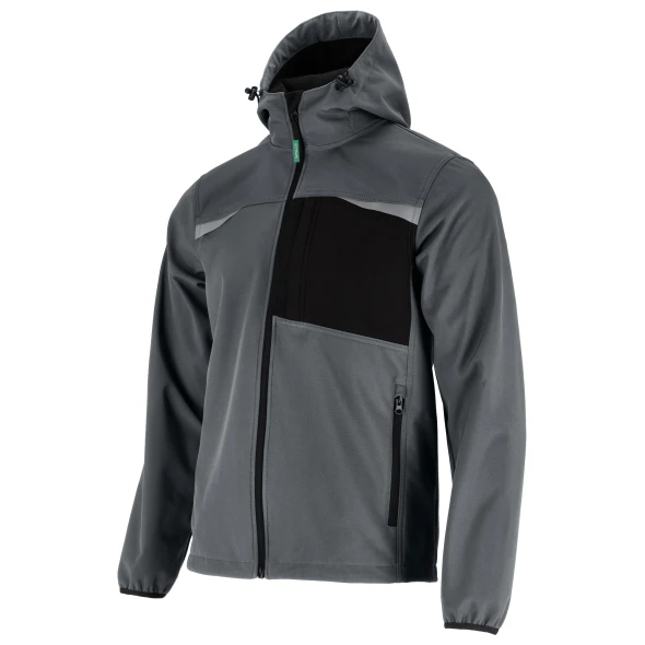 Kurtka softshell Stalco Rock szary.jpg