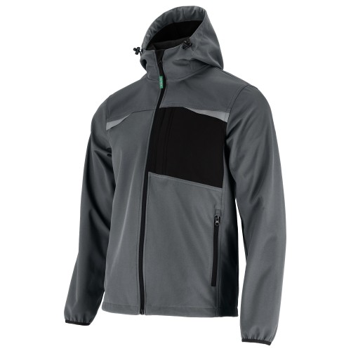 Kurtka softshell Stalco Rock szary.jpg
