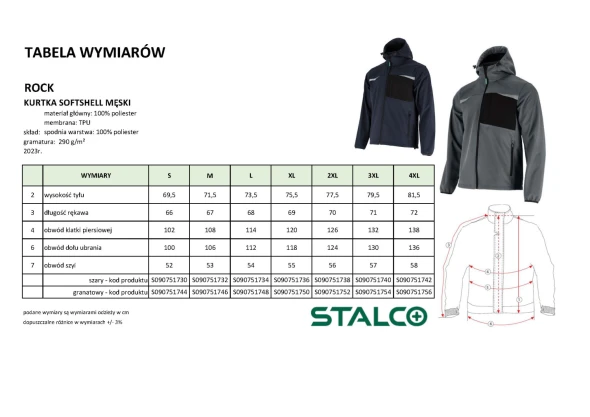Kurtka softshell Stalco Rock.jpg
