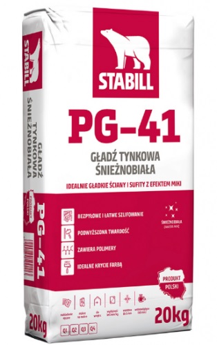 Śnieżnobiała gładź tynkowa Stabill PG-41.jpg