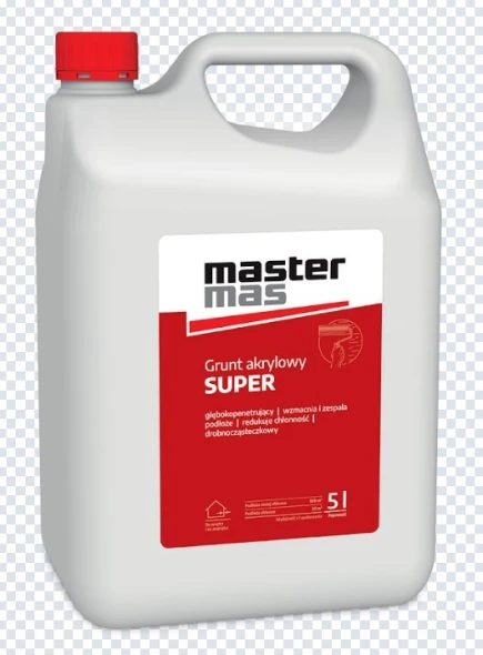 Głębokopenetrujący grunt akrylowy Master Super opak. 5 l.jpg
