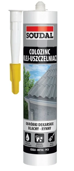 Klej-uszczelniacz dekarski Soudal Colozinc opak. 290 ml bezbarwny.jpg