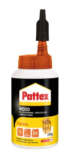 Szybkowiążący supermocny klej do drewna Pattex Express opak. 250 g.jpg