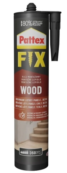 Profesjonalny klej montażowy do drewna Pattex Fix Wood opak. 385 g.jpg