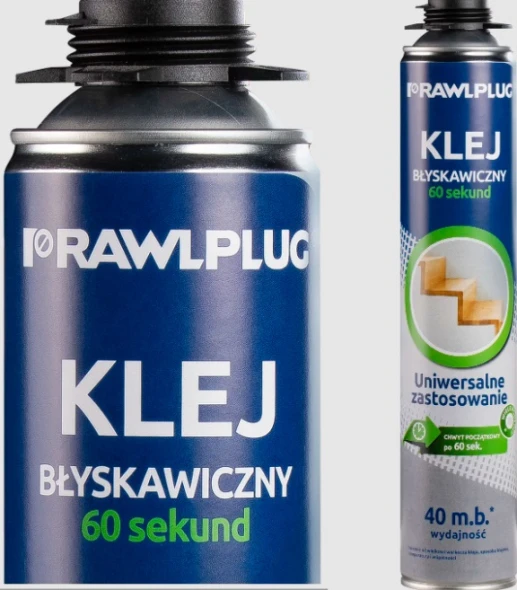 Poliuretanowy klej błyskawiczny Rawlplug 60 sekund opak. 750 ml.jpg