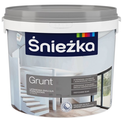 Lateksowa emulsja podkładowa Śnieżka Grunt 5 l biała.jpg
