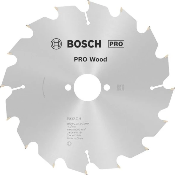 Tarcza tnąca pilarska Bosch H-OPTI 16 zębów 190x2,0x30 mm.jpg