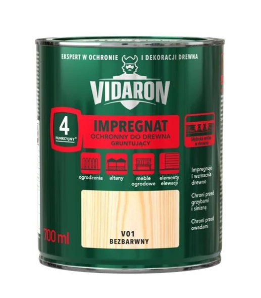 Impregnat ochronno-dekoracyjny powłokotwórczy Vidaron opak. 0,7 l bezbarwny.jpg