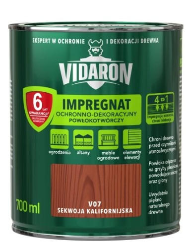 Impregnat ochronno-dekoracyjny powłokotwórczy Vidaron opak. 0,7 l sekwoja kalifornijska.jpg