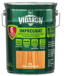 Impregnat ochronno-dekoracyjny powłokotwórczy Vidaron opak. 4,5 l teak naturalny.jpg