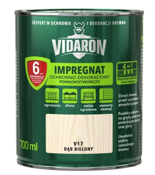 Impregnat ochronno-dekoracyjny powłokotwórczy Vidaron opak. 0,7 l dąb bielony.jpg