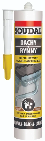 Specjalistyczny uszczelniacz dekarski Soudal opak. 280 ml brązowy.jpg