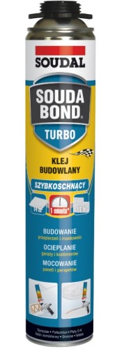 Szybkoschnący pianoklej pistoletowy Soudal Soudabond Turbo opak. 750 ml.jpg