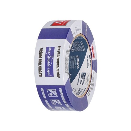 Taśma malarska profesjonalna Blue Dolphin 30 mm x 50 m niebieska.jpg