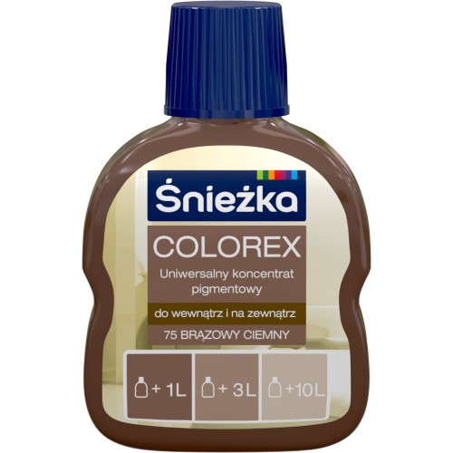 koncentrat Śnieżka Colorex 100 ml brązowy ciemny.jpg