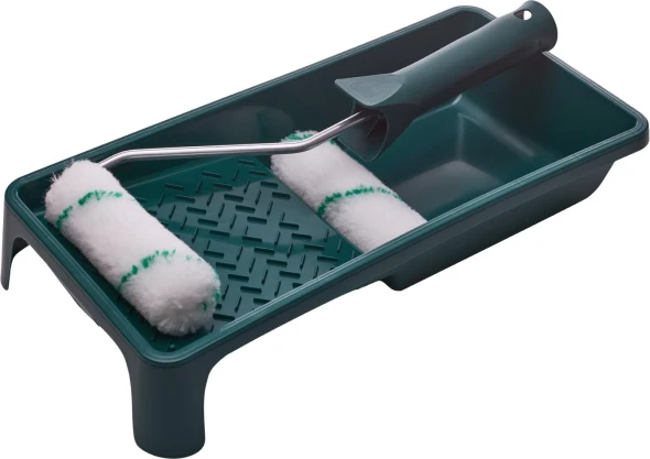 Zestaw malarski Stalco kuweta 15x29 + rączka 6_100 + wałek zielona nić 10 cm opak. 2 elem..jpg