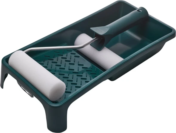 Zestaw malarski Stalco kuweta 15x29 + rączka 6 100 + moltopren 10 cm opak. 2 elem..jpg