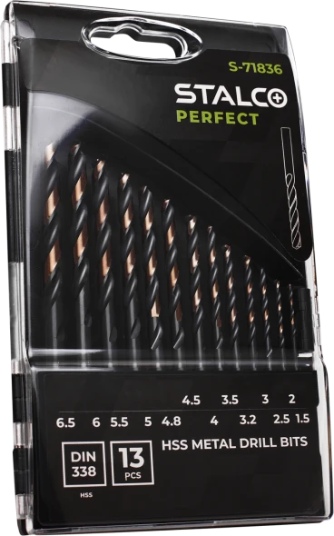 Zestaw wierteł do metalu Stalco Perfect HSS opak. 13 elem..jpg