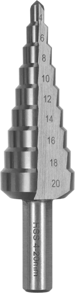 Wiertło do metalu stopniowe Stalco Perfect HSS 4-20 mm skok 1 mm.jpg
