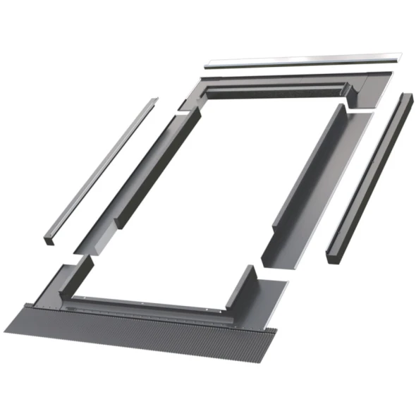 Kołnierz do blachy panelowej z termoizolacją Fakro EBV-PT Thermo 08 94x118 cm RAL7022.jpg