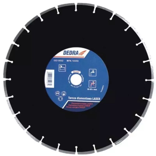 Tarcza tnąca diamentowa do asfaltu Dedra Laser 350x25,4 mm.jpg