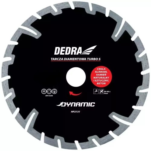 Tarcza tnąca diamentowa Dedra Turbo S.jpg