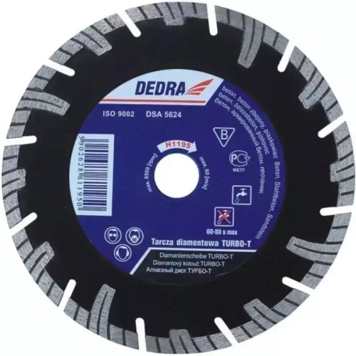 Tarcza tnąca diamentowa Dedra Turbo T.jpg
