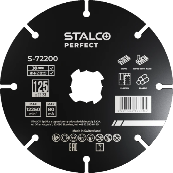 Tarcza tnąca z węglików spiekanych Stalco Perfect X-LOCK 125 mm.jpg