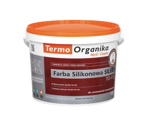 Silikonowa farba elewacyjna Termo Organika TO-FSS Silver.png