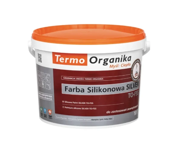 Silikonowa farba elewacyjna Termo Organika TO-FSS Silver.png