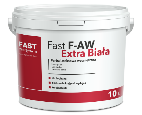 farba lateksowa FAST F-AW Extra Biała wewnętrzna opak. 10 l.png