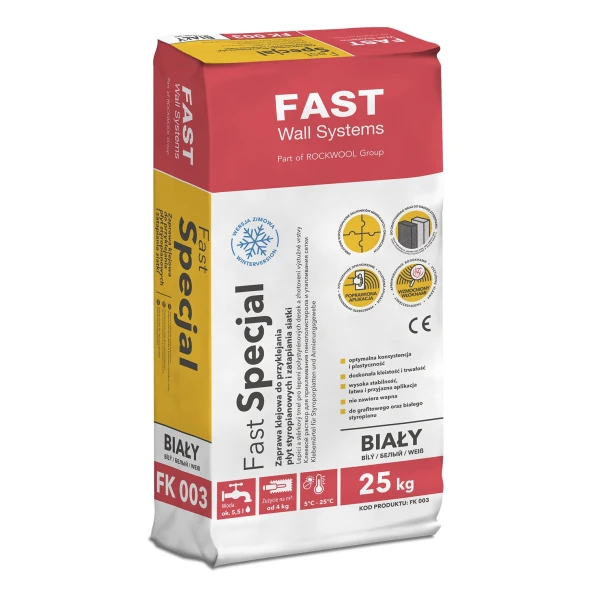 Zaprawa klejowa do styropianu i zatapiania siatki FAST SPECJAL biały opak. 25 kg.jpg