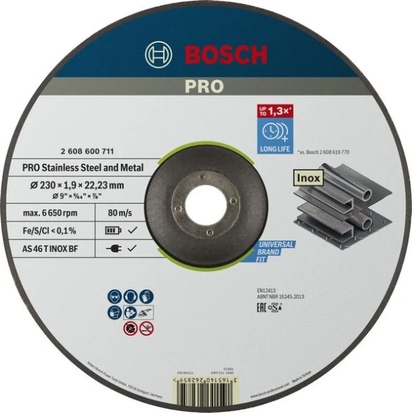 Tarcza tnąca uniwersalna Bosch Rapido 230x1,9 mm.jpg