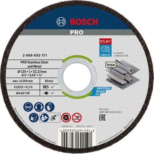 Tarcza tnąca Bosch Rapido 125x1,0 mm opak. 10 szt..jpg