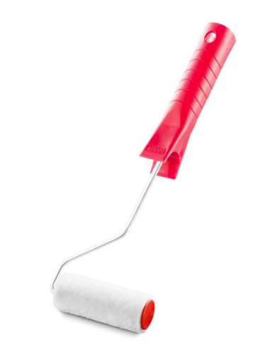 Wałek malarski do farb olejnych z rączką 27 cm Kaem Velur 10 cm 4 mm.png