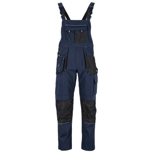 Spodnie robocze ogrodniczki Stalco Basic Line granatowy (2).jpg
