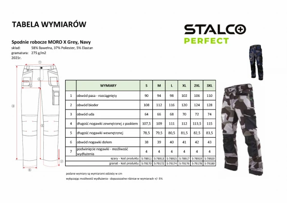 Spodnie robocze do pasa Stalco Perfect Moro X (4).jpg