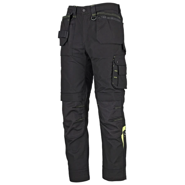 Spodnie robocze do pasa Stalco Perfect Canvas czarny (1).jpg