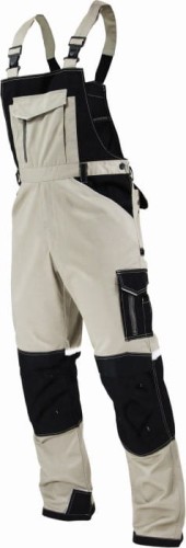 Spodnie robocze ogrodniczki Stalco Summer Line piaskowy (1).jpg