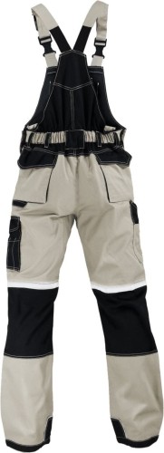 Spodnie robocze ogrodniczki Stalco Summer Line piaskowy (2).jpg