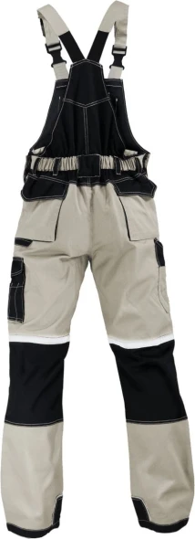 Spodnie robocze ogrodniczki Stalco Summer Line piaskowy (2).jpg